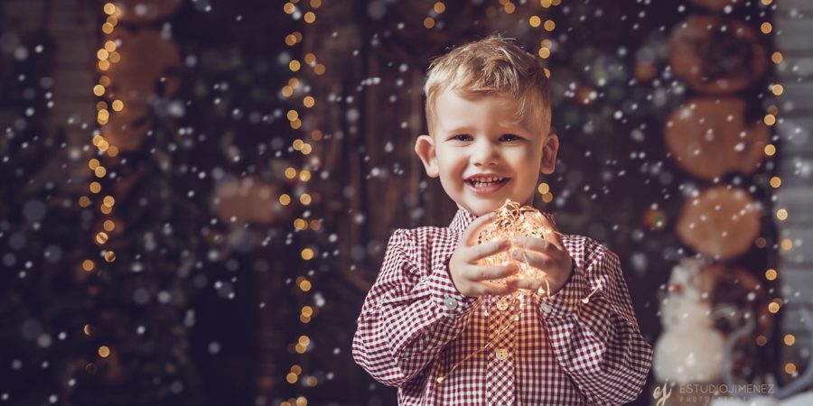 sesión de fotos navideña niños murcia